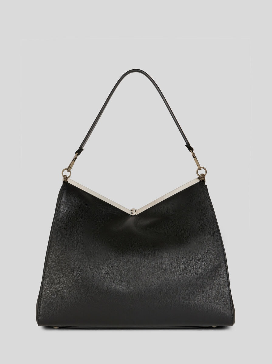 LEATHER VELA BAG - 5