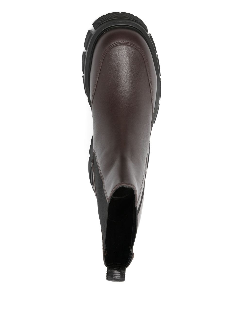 40mm leather chunky  boots - 4