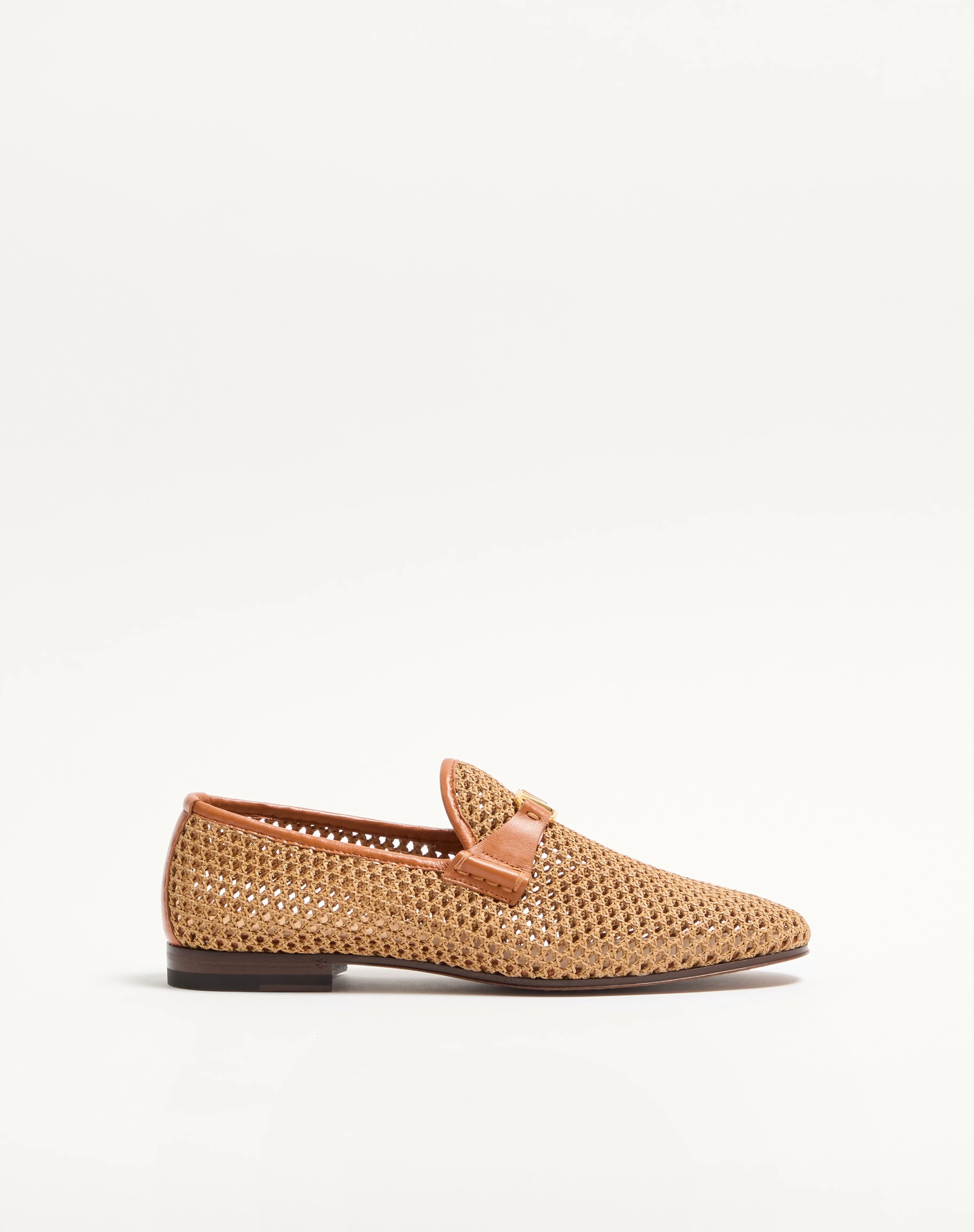 WOLFE LOAFER IN WOVEN RAFFIA - 1