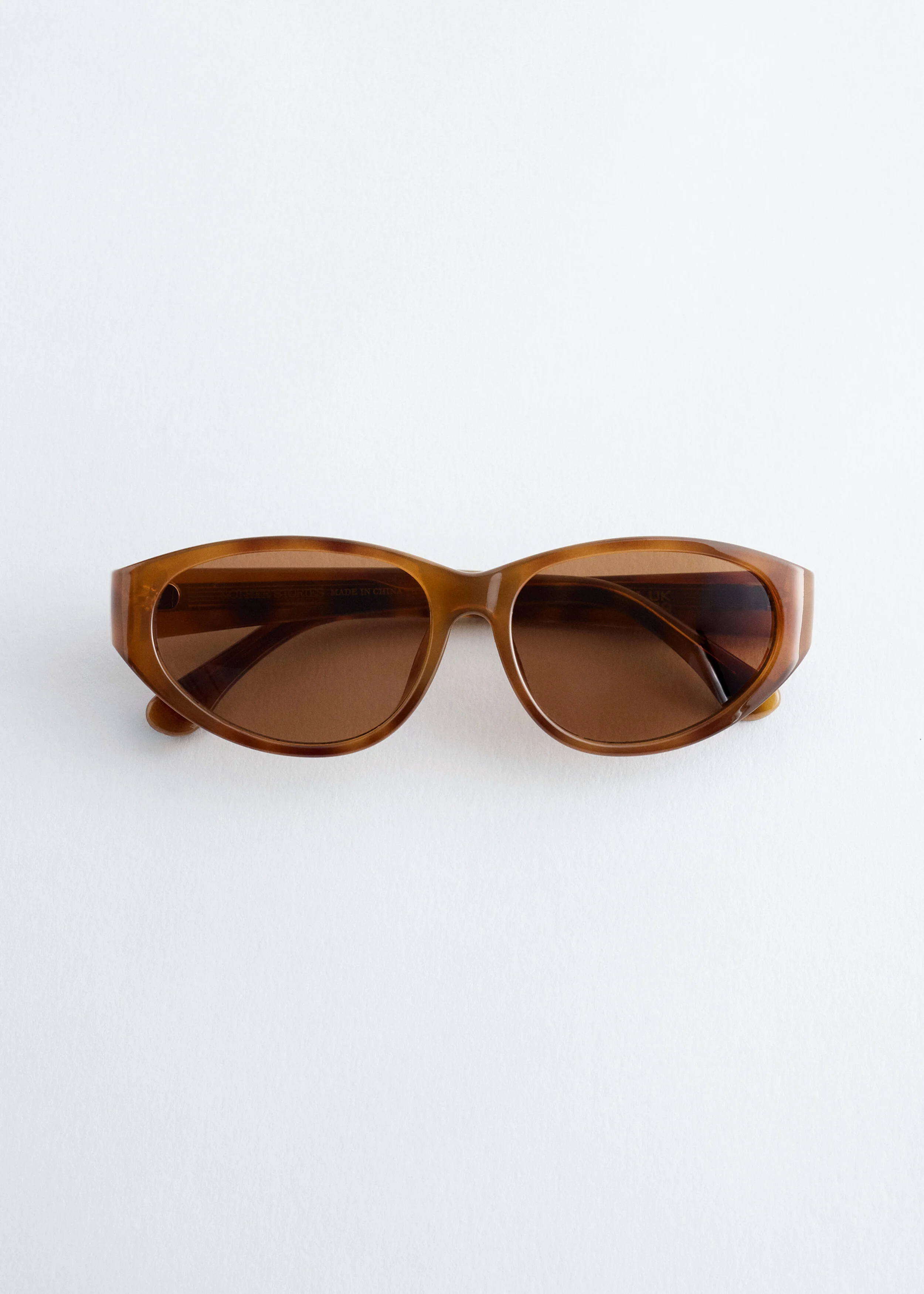 Oval Cat-Eye Sunglasses - 1