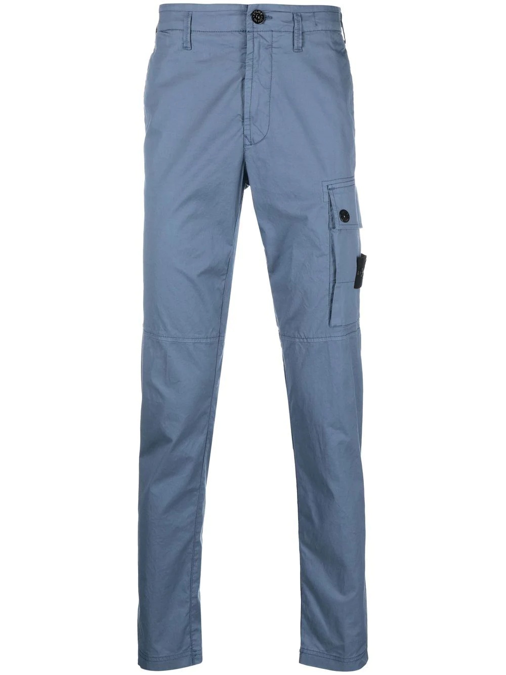 Compass-badge slim-fit trousers - 1