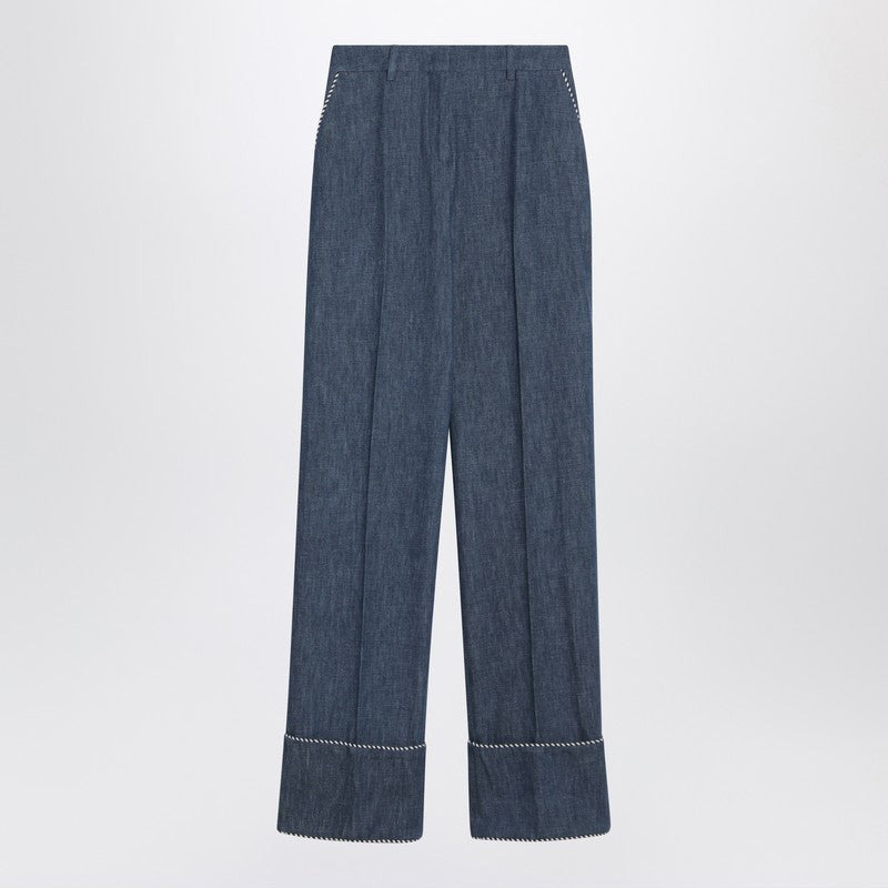 Valentino Chambray denim trousers - 1