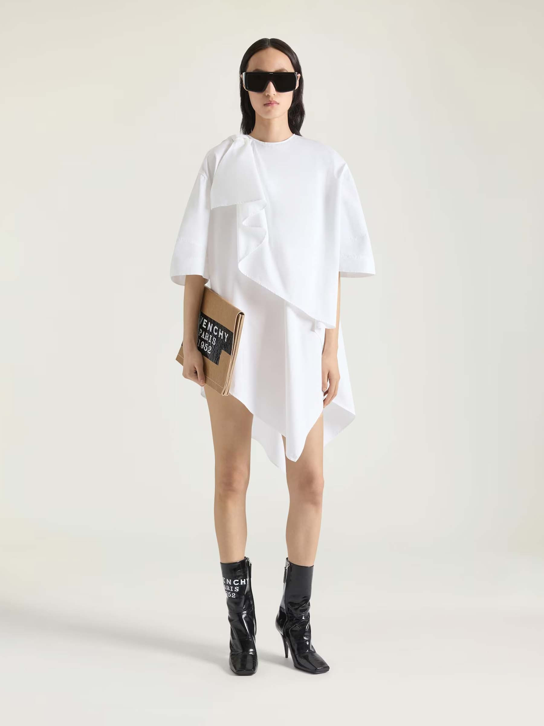 ASYMMETRICAL MINI DRESS - 2