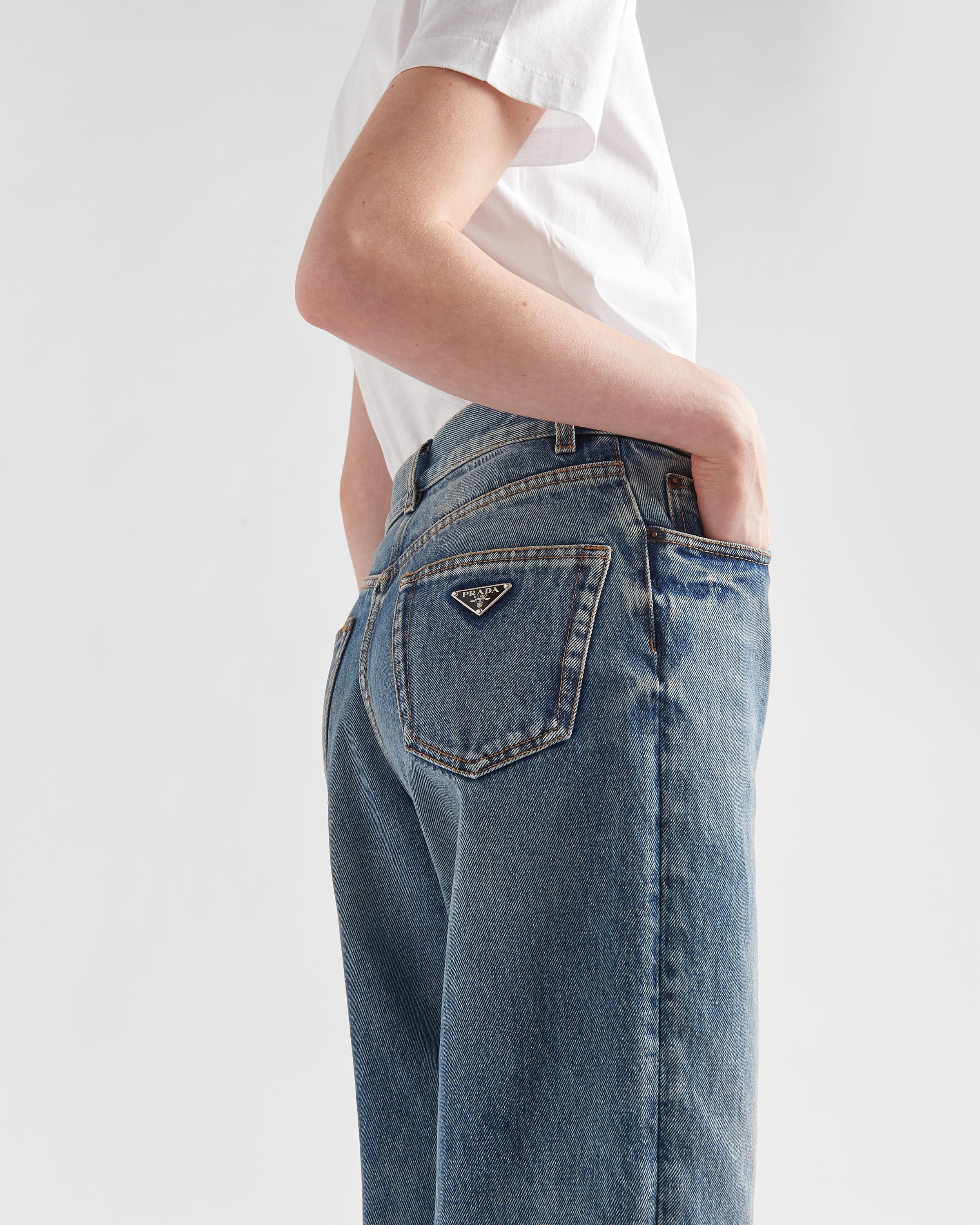 Five-pocket denim jeans - 3