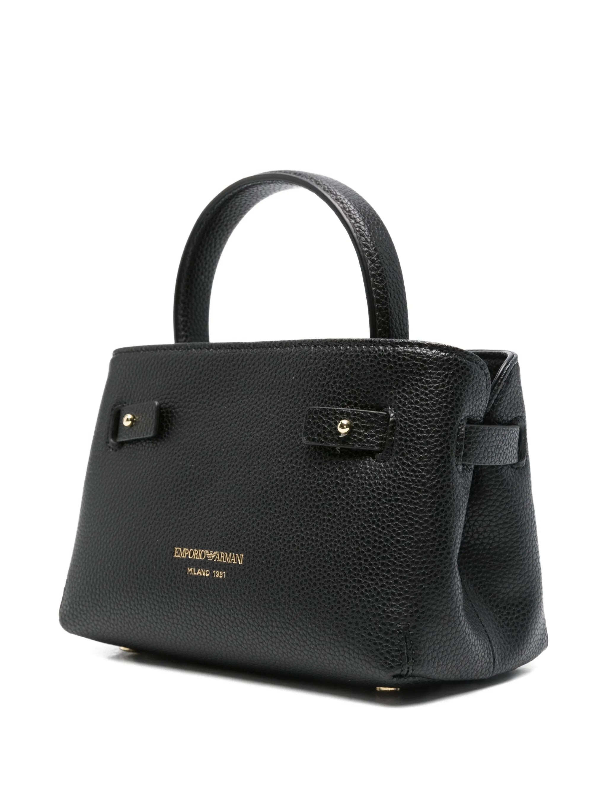 Emporio Armani Mini Knotted-detail Tote Bag - 4