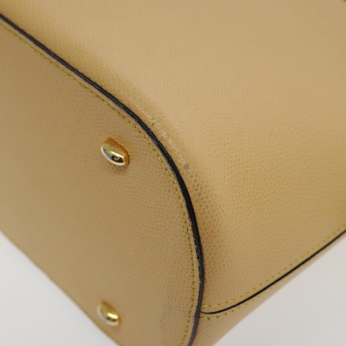 CELINE Hand Bag Leather Yellow Gold - 16