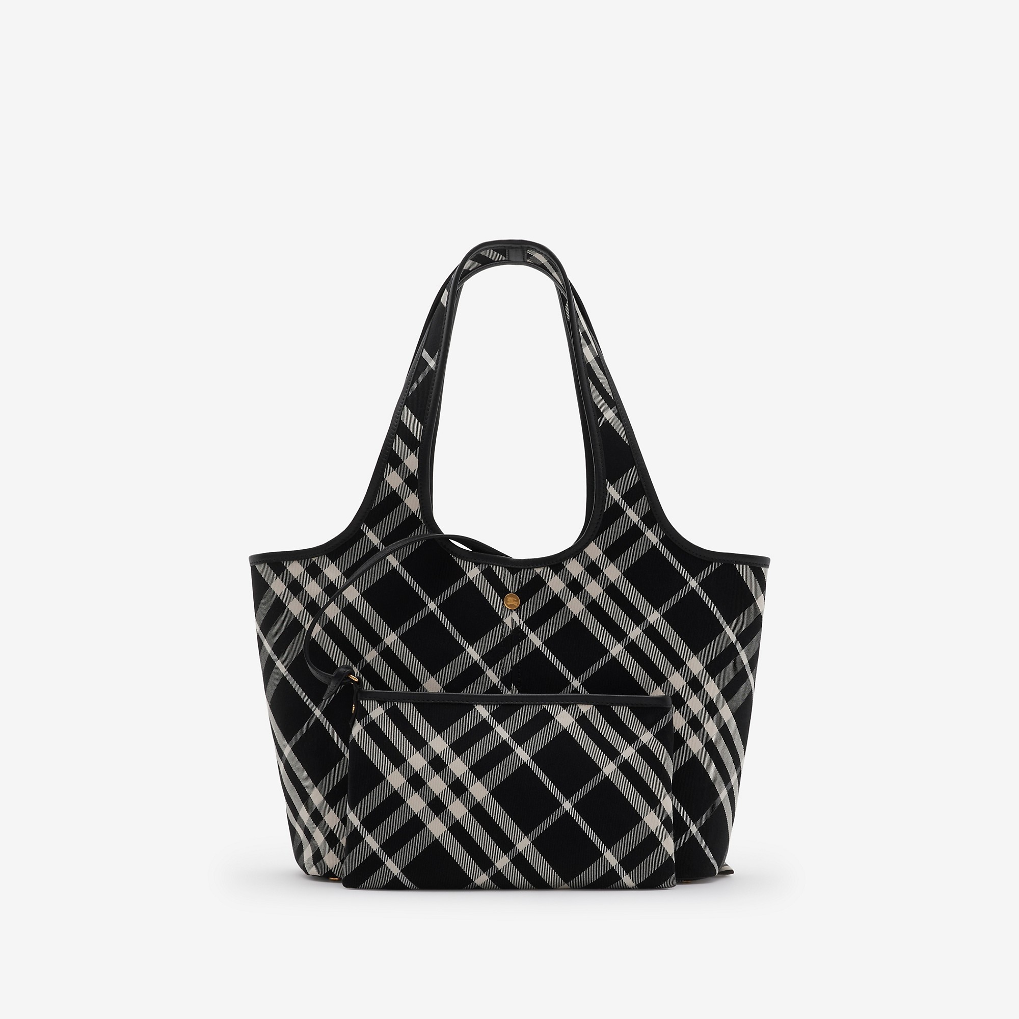 Small Check Tote - 6