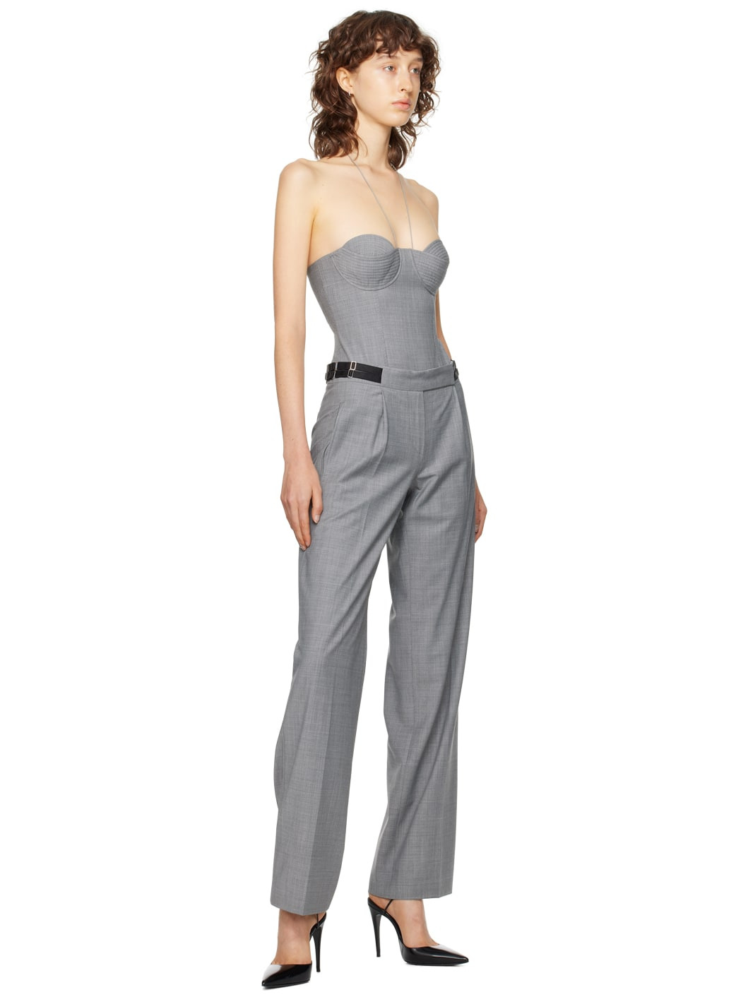 Gray Nora Trousers - 4