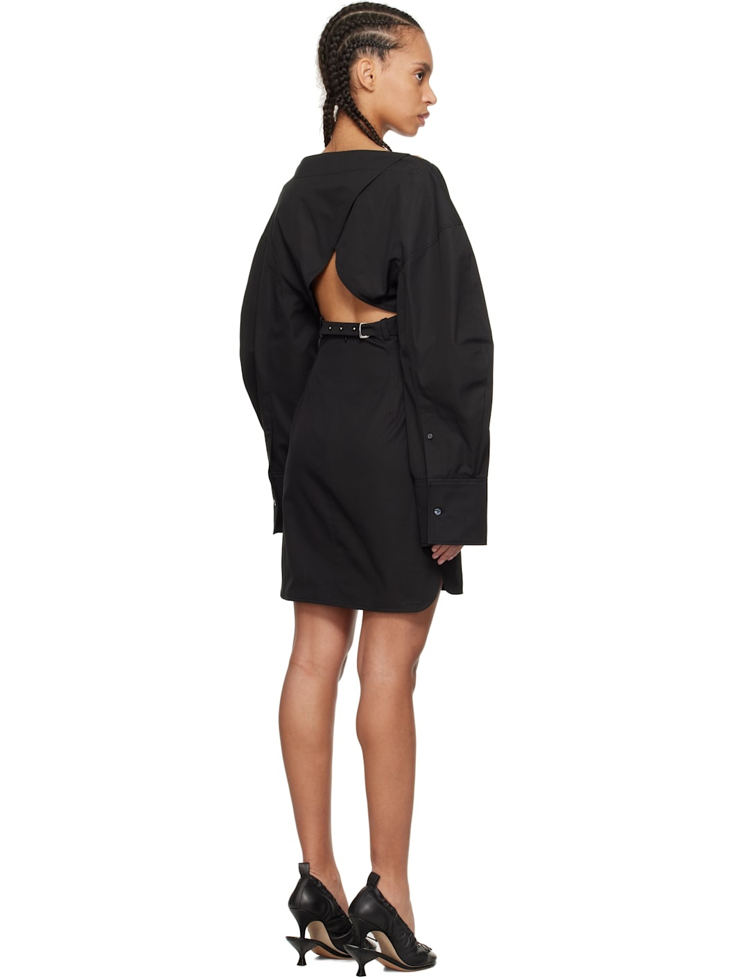 Black La Casa 'The Casaco shirt dress' Minidress - 3