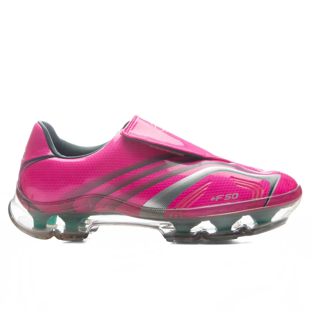 WOMEN'S F50 ADIFRAME WALKABLE - SHOCK PINK/BOLD GREEN/SILVER METALLIC - 1