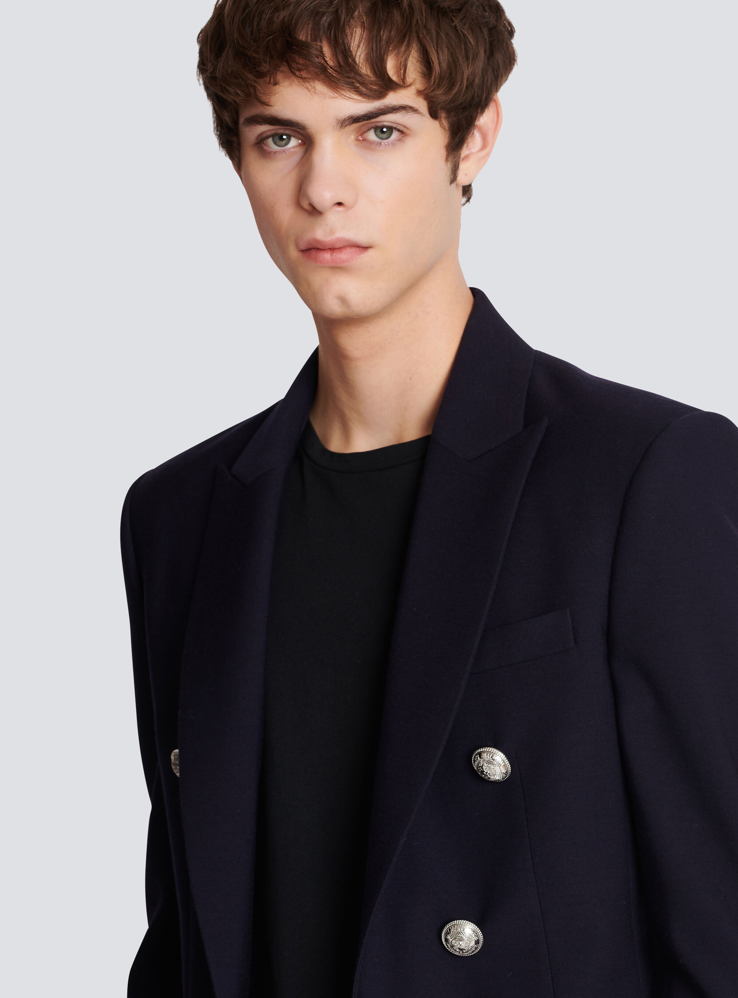 Double-breasted Jersey blazer - 7