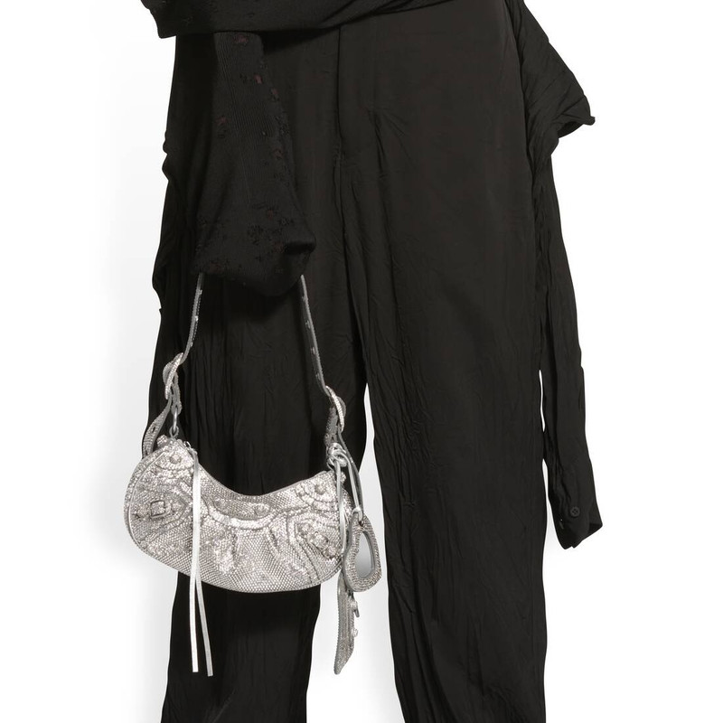 le cagole xs shoulder bag with rhinestones 3