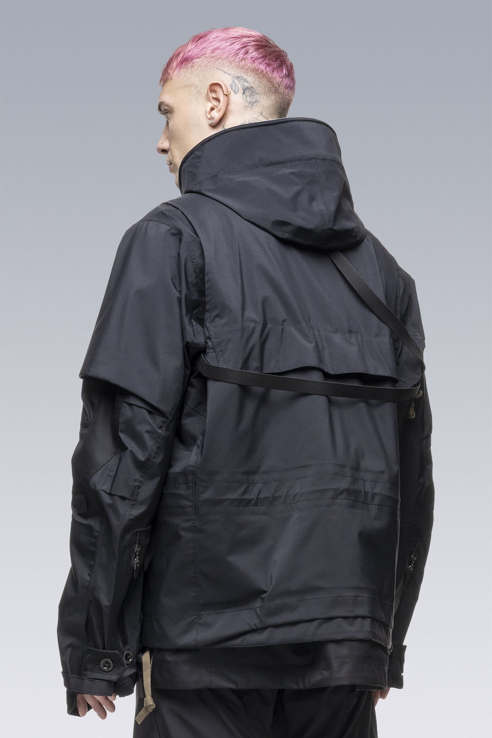 SAC-J2761 sacai / ACRONYM Field Jacket Black - 5