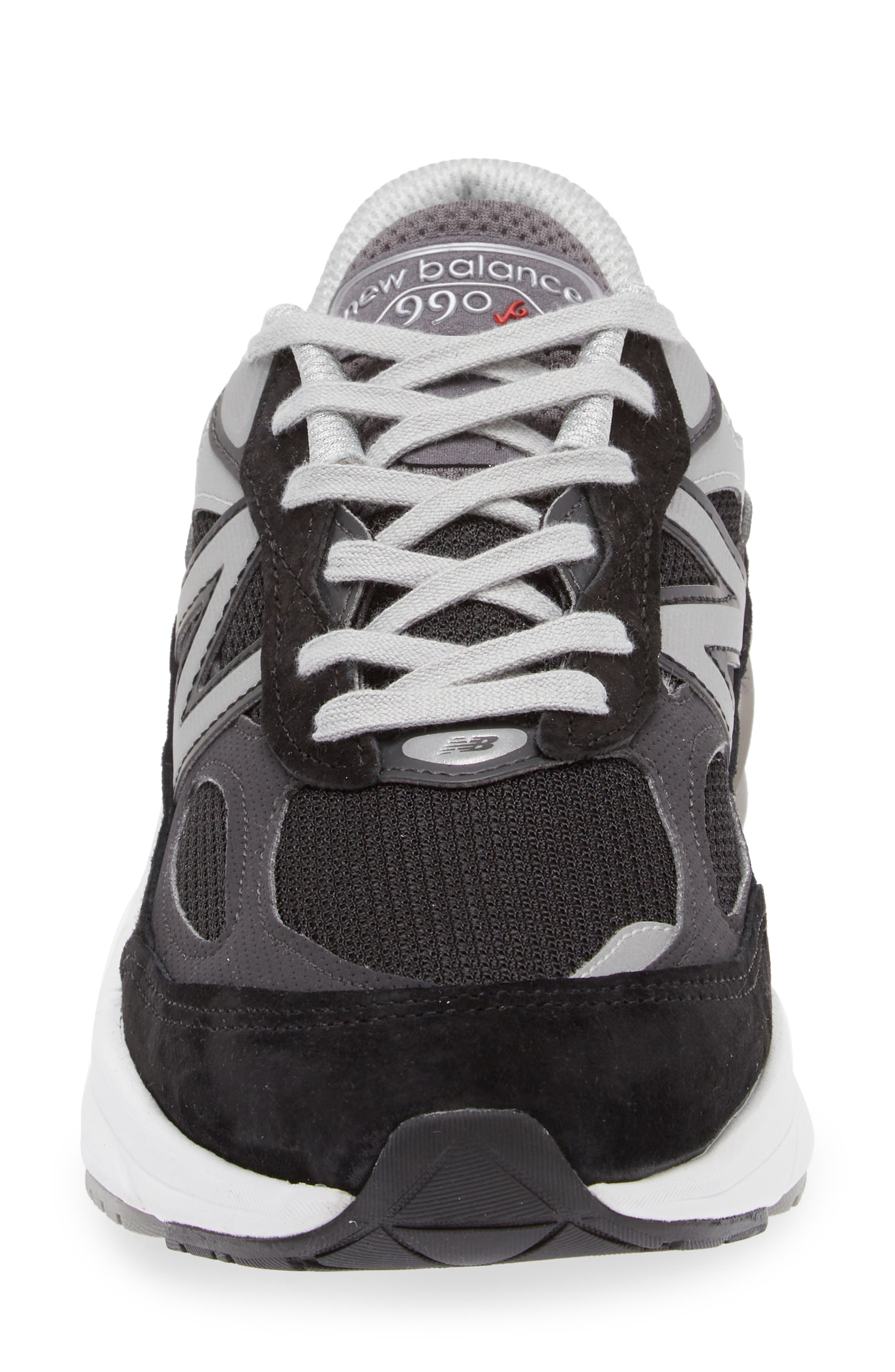 New Balance 990V6 Core Running Shoe in Black/Black at Nordstrom - 4