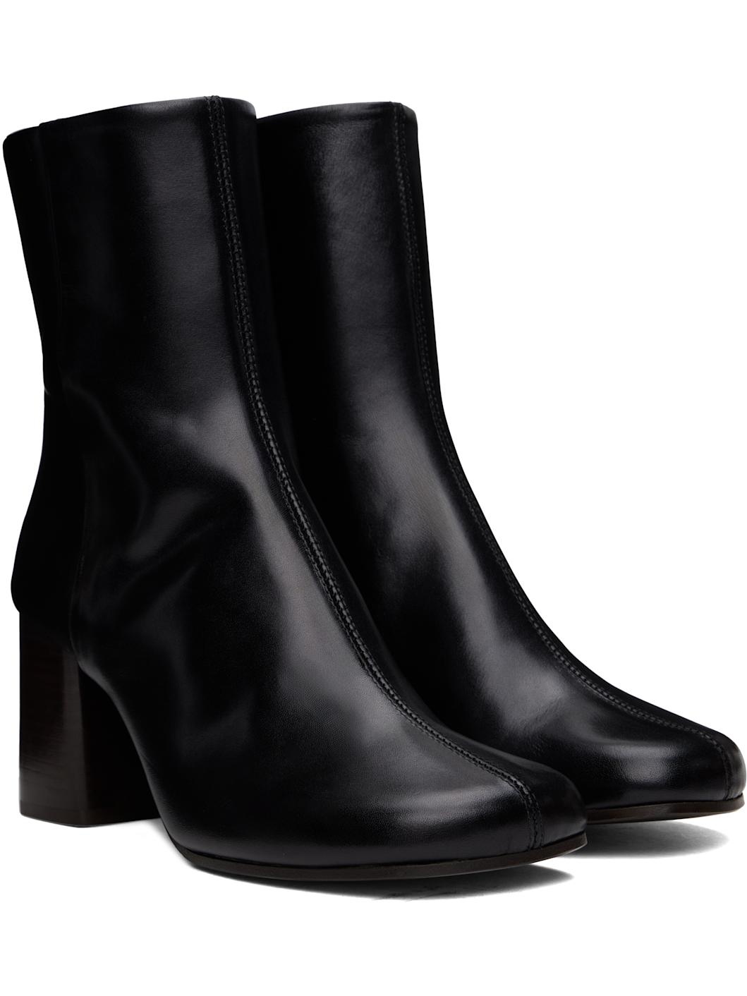 Black Anatomic 80 Boots - 4