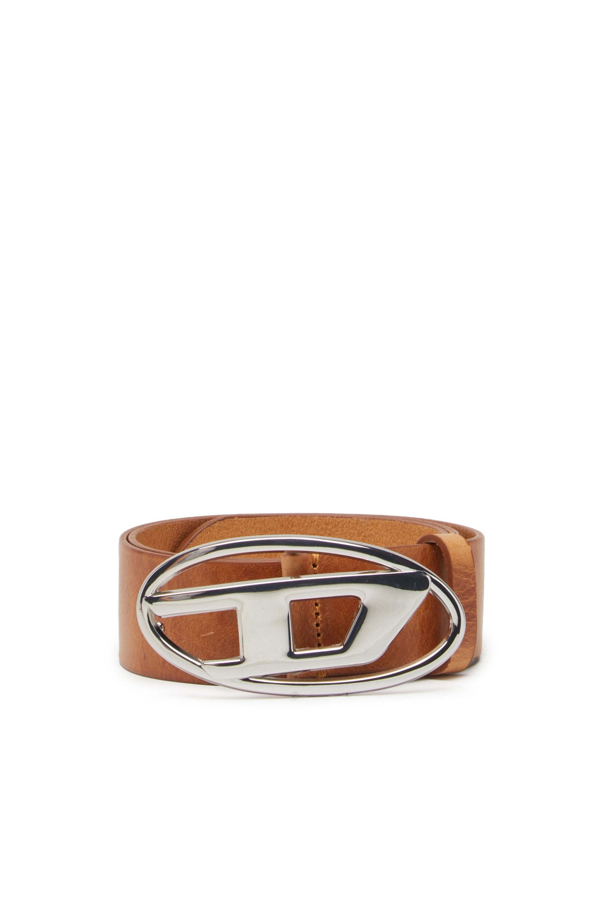 DIESEL B-1DR, Brown Men's Leather Belt