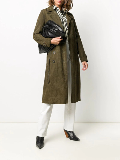 Golden Goose double-breasted belted coat outlook