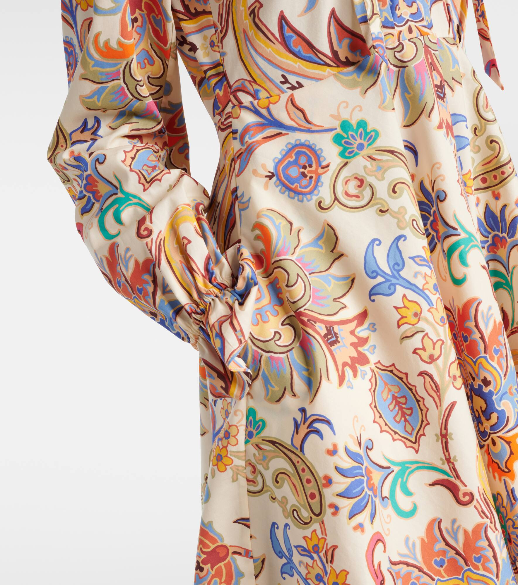 Printed cotton minidress - 5