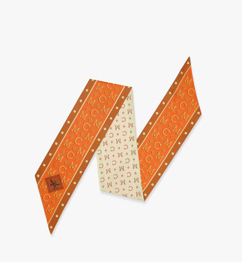 Monogram Petite Scarf in Organic Silk 1