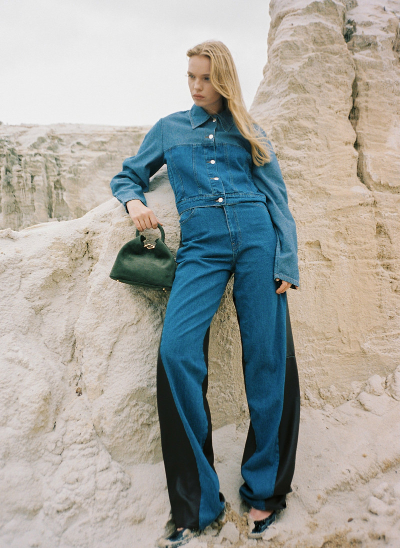 Elleme Baozi Suede Khaki Green outlook