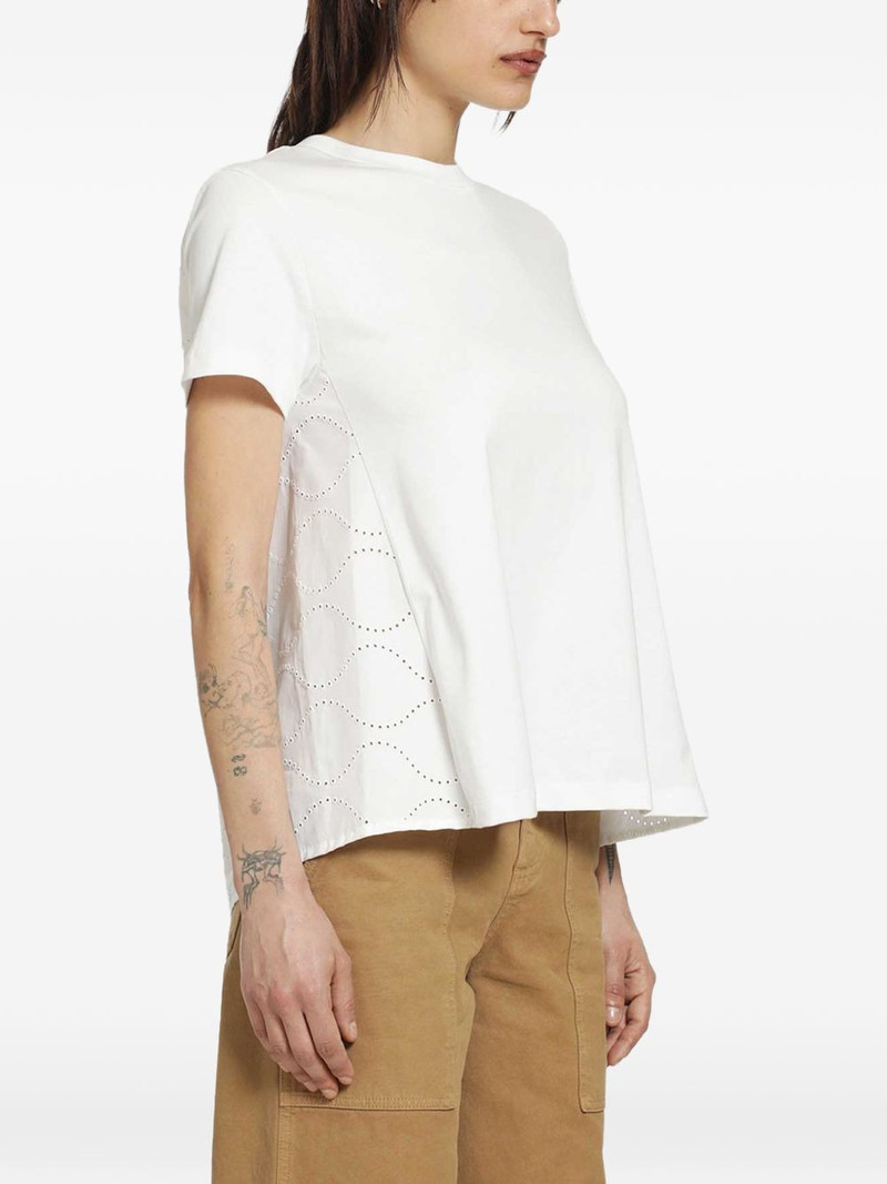 Moncler perforated T-shirt outlook