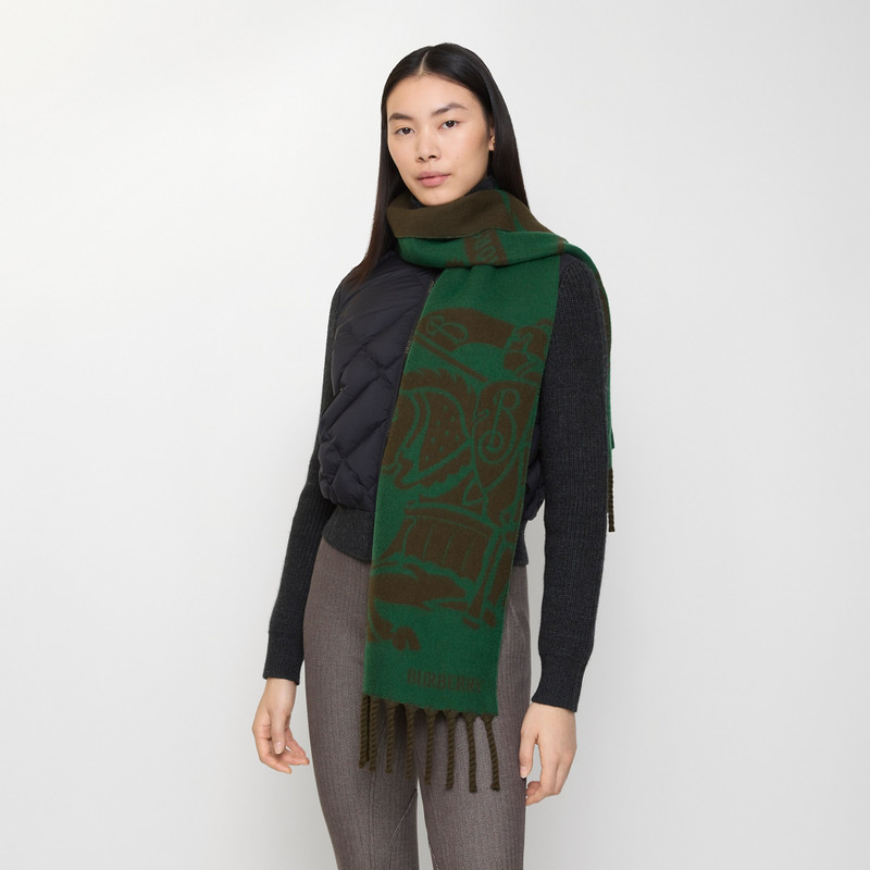 Reversible EKD Wool Scarf 3