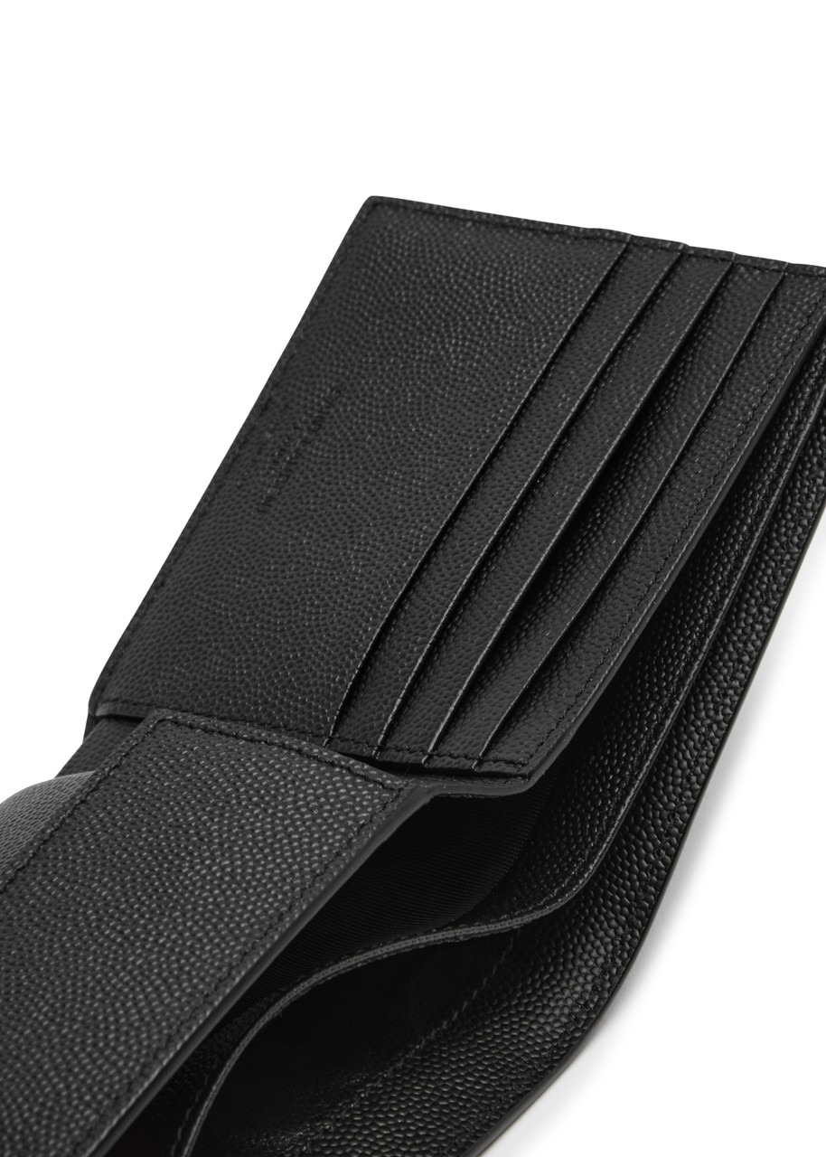 Saint Laurent East/West Pebbled Leather Wallet - 4