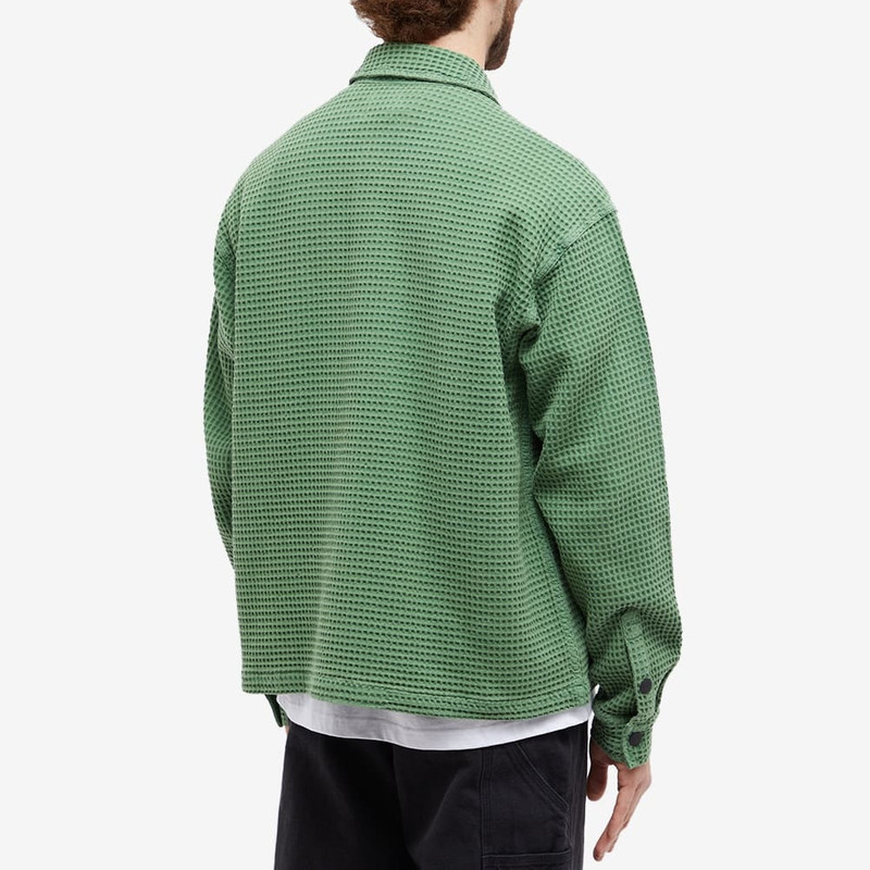 Brain Dead Waffle Snap Front Overshirt 3