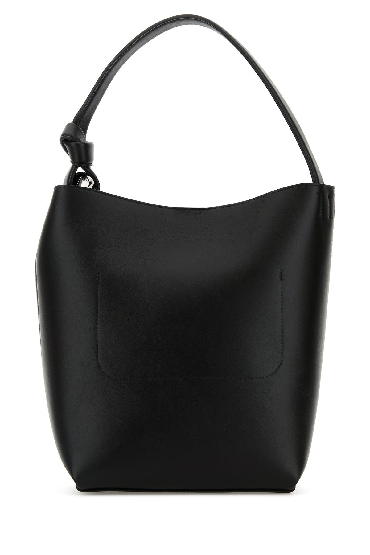 Black leather bucket bag - 3