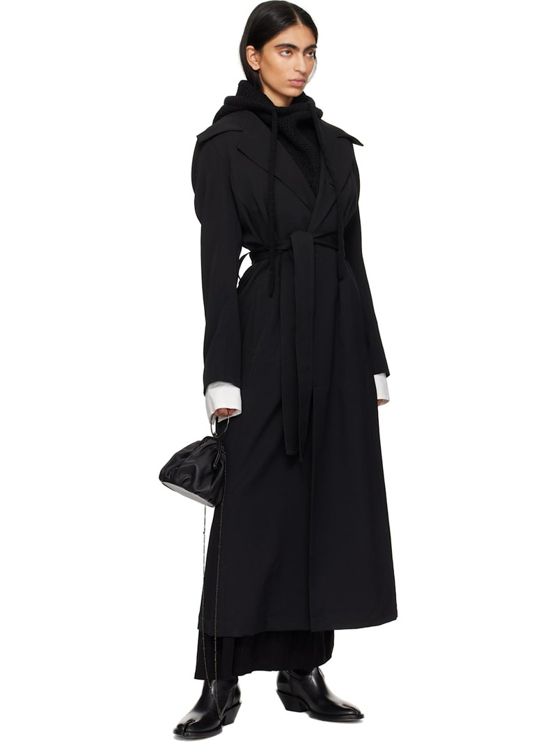 Black Clasp Drape Bag 4