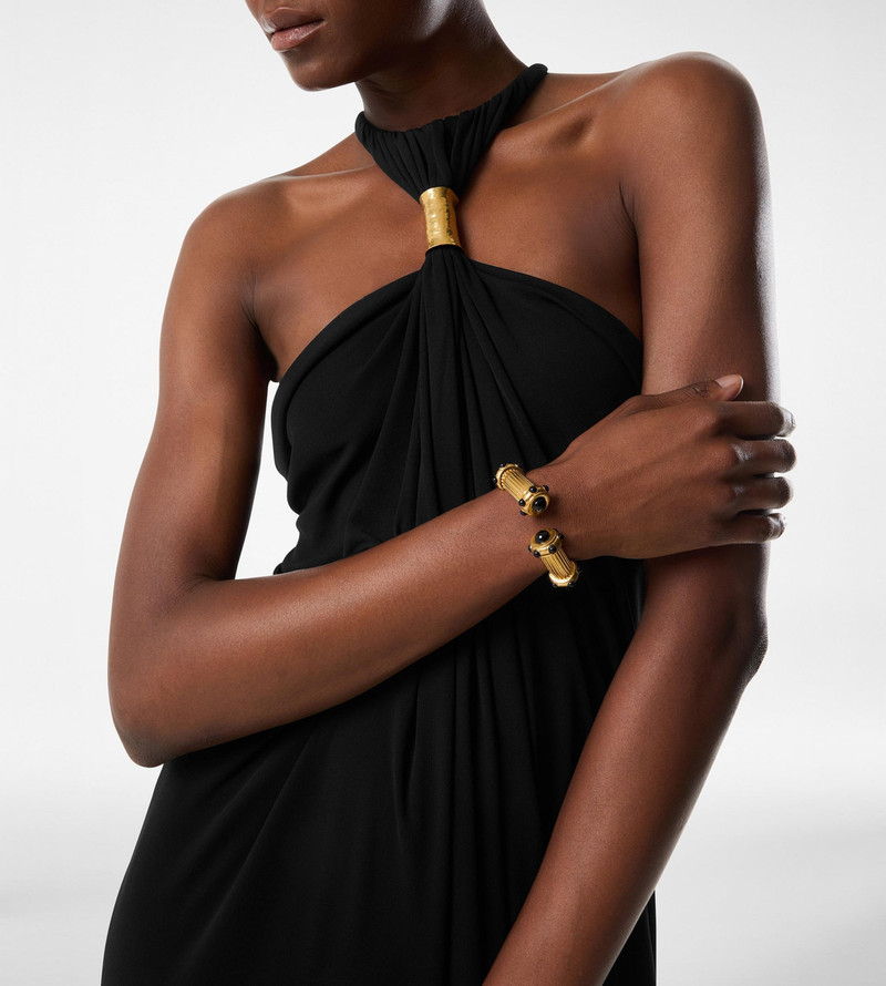 TOM FORD BRASS AND CRYSTAL CABOCHONS CUFF outlook