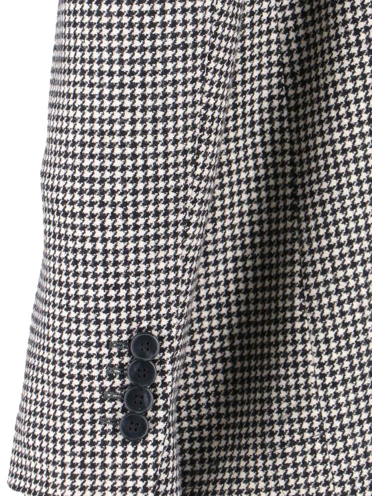 DOUBLE-BREASTED WOOL BLEND BLAZER - 3