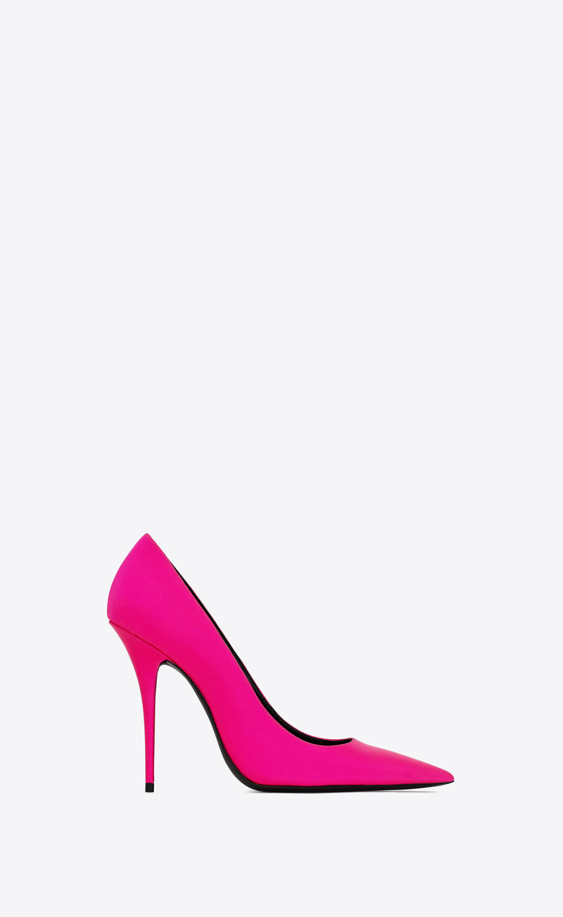 instinct pumps in crepe satin 1