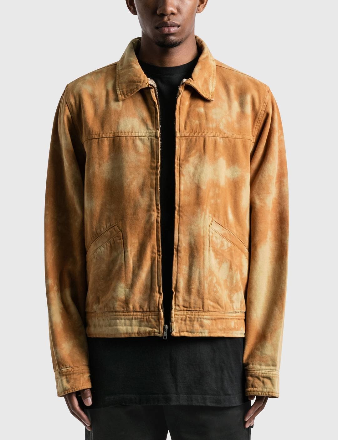 Shearling Dyed Trucker Jacket - 1