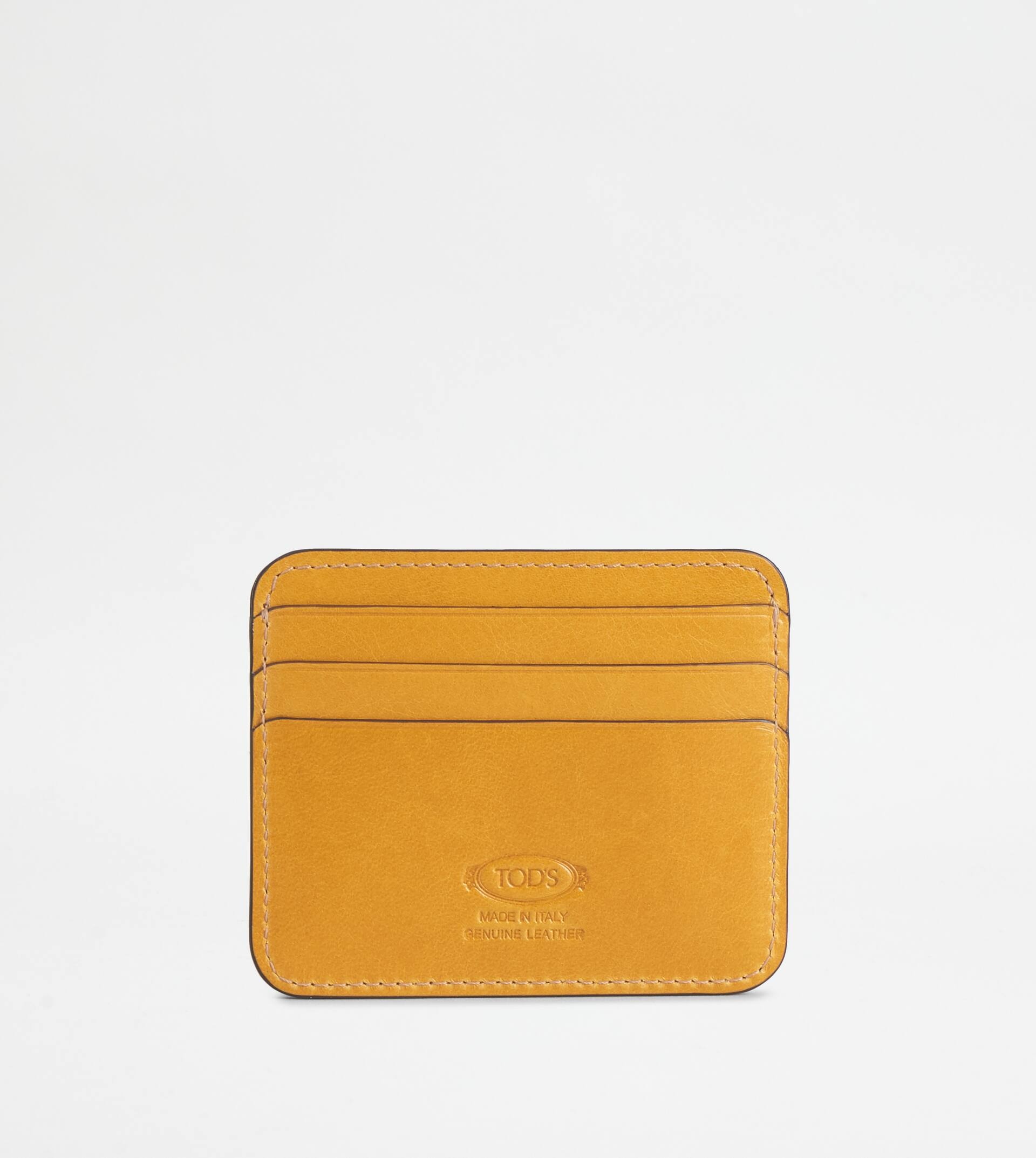 TOD'S SIGNATURE CARDHOLDER - YELLOW - 2