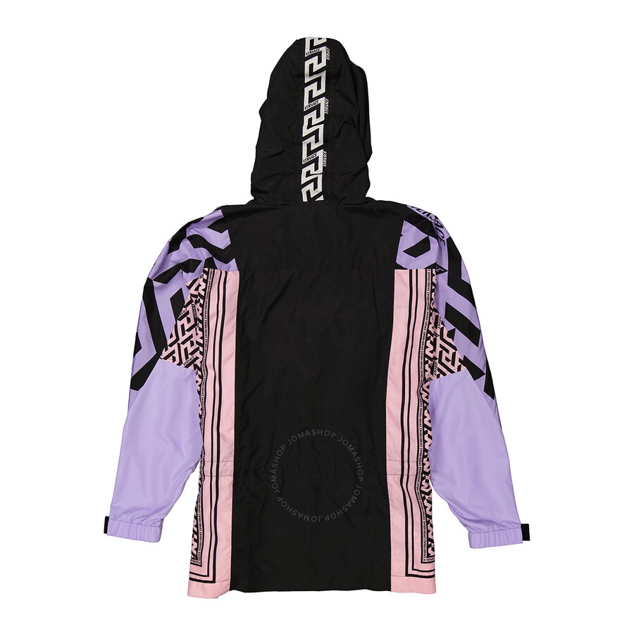Versace Ladies Greca Combo Hooded Parka - 2