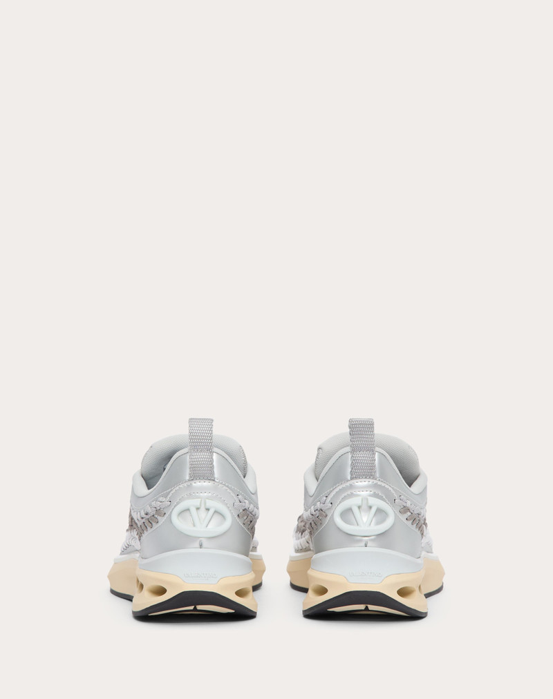 Valentino VLOGO EASYKNOT SNEAKER IN WOVEN FABRIC outlook