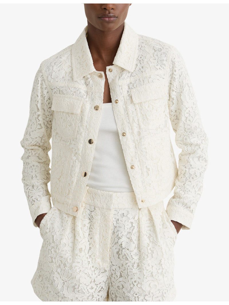 Lori Flap-Pocket Lace Jacket 3