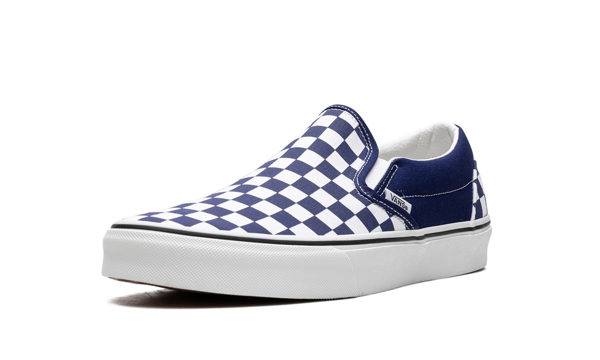 Checkerboard Classic Slip-On "Beacon Blue" - 4