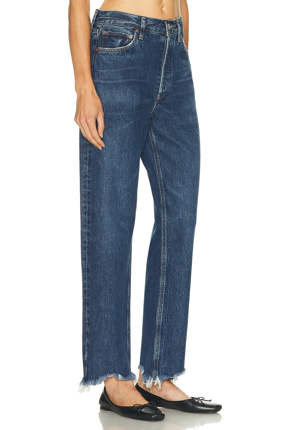 90s Mid Rise Loose Fit Jeans - 2