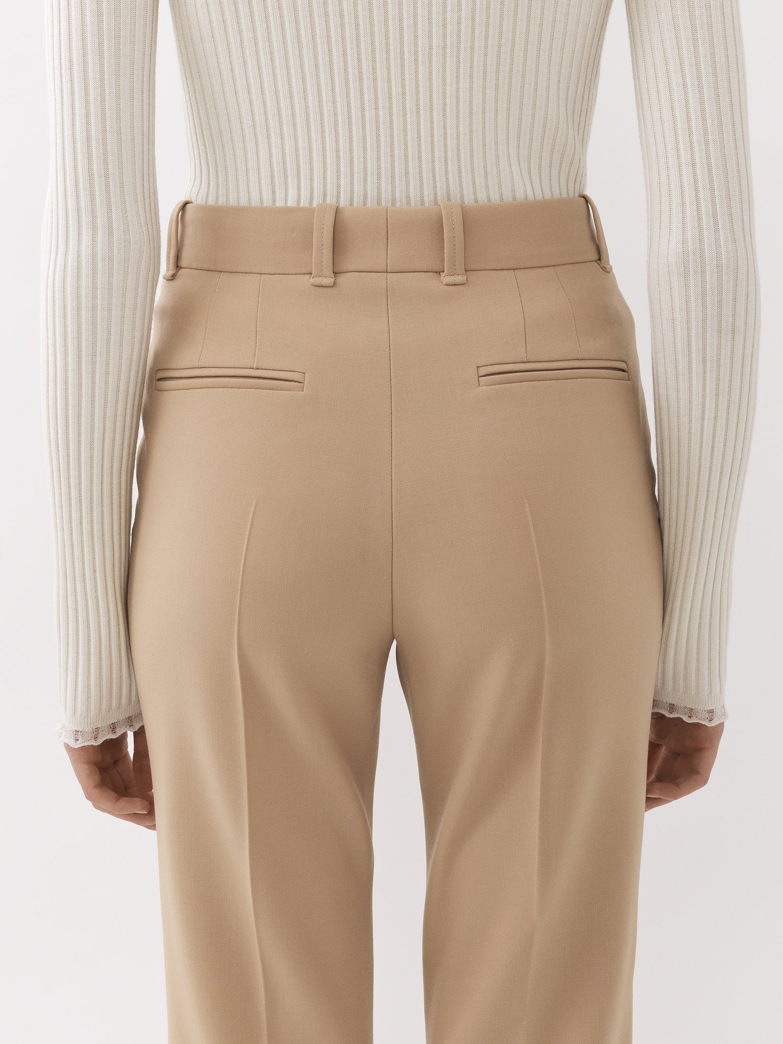 CROPPED BOOTCUT PANTS - 6