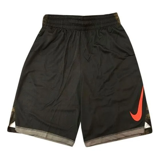 Nike Splicing Sports Basketball Shorts Black CD7098-010 - 1