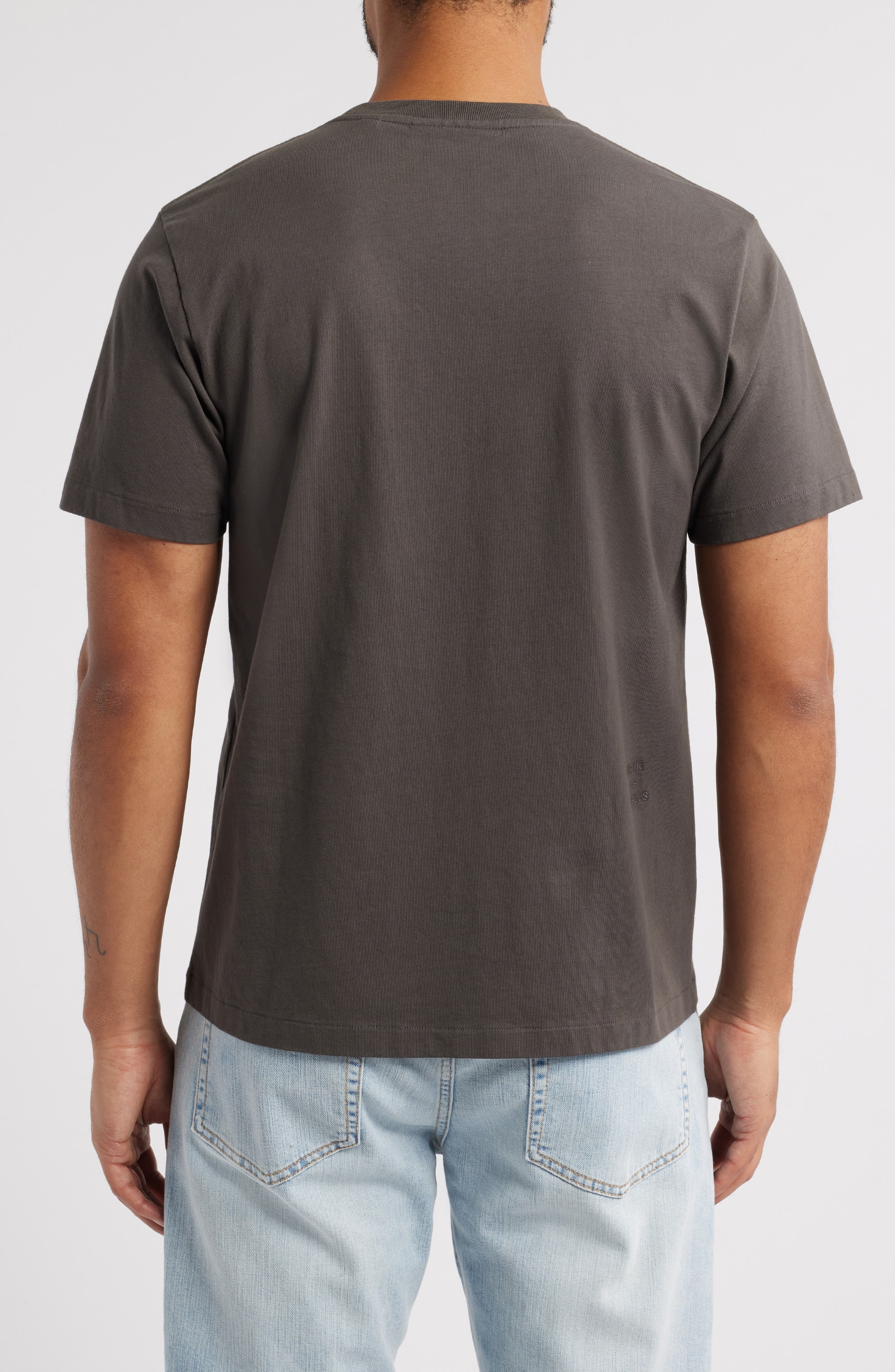 FRAME Logo Cotton T-Shirt in Brown at Nordstrom - 2