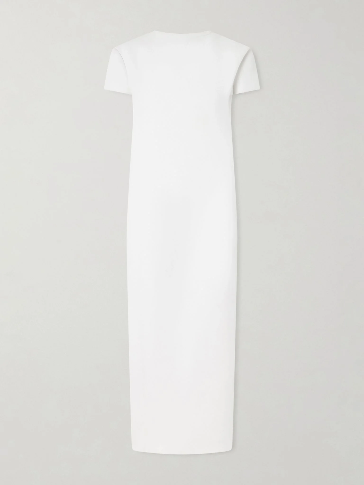 Iryl open-back draped crepe maxi dress White - 1
