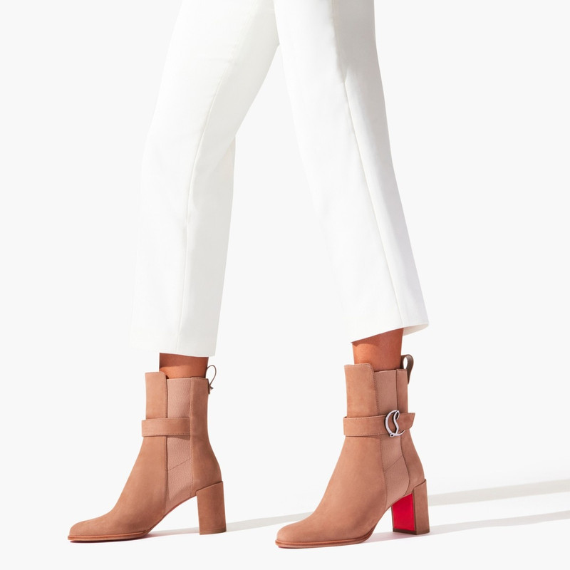 Christian Louboutin CL Chelsea Booty Brown outlook