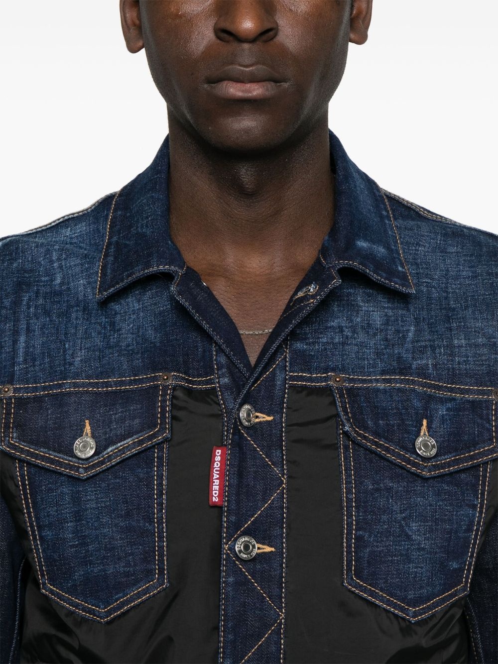 Denim Puffer jacket - 5