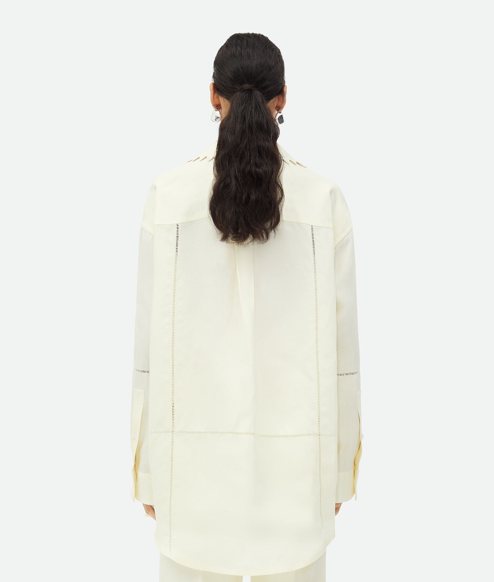 English Embroidery Linen Shirt - 3