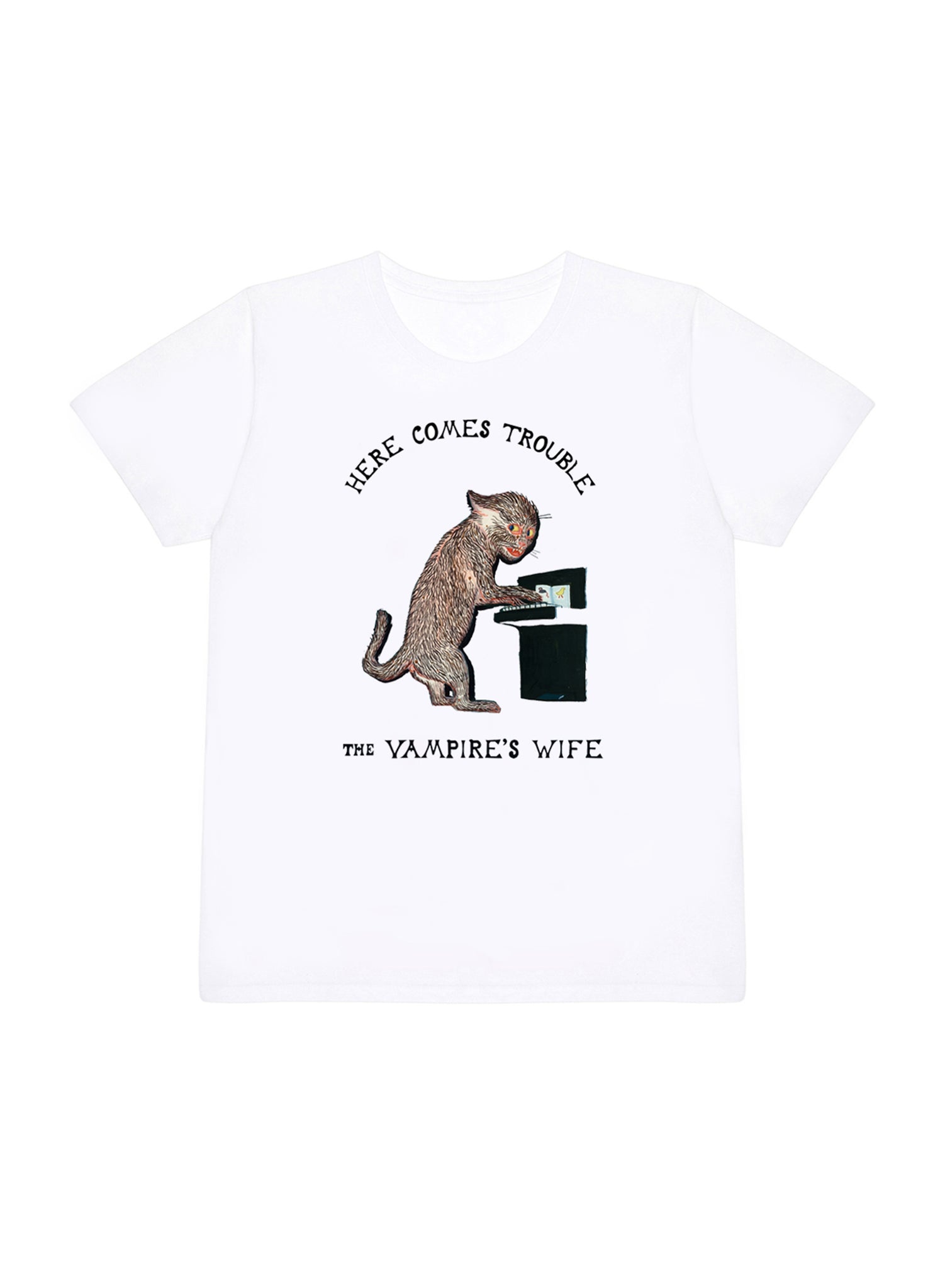 THE DEGENERATE CAT T SHIRT - 1