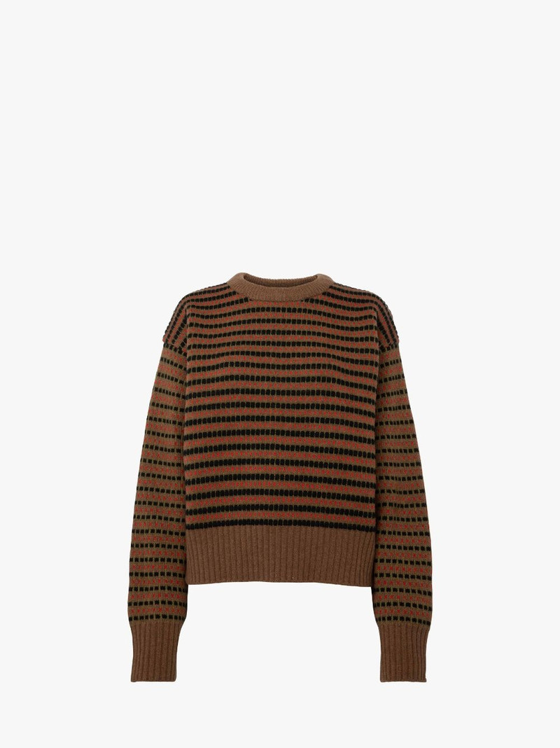 STRIPED JACQUARD SWEATER 1