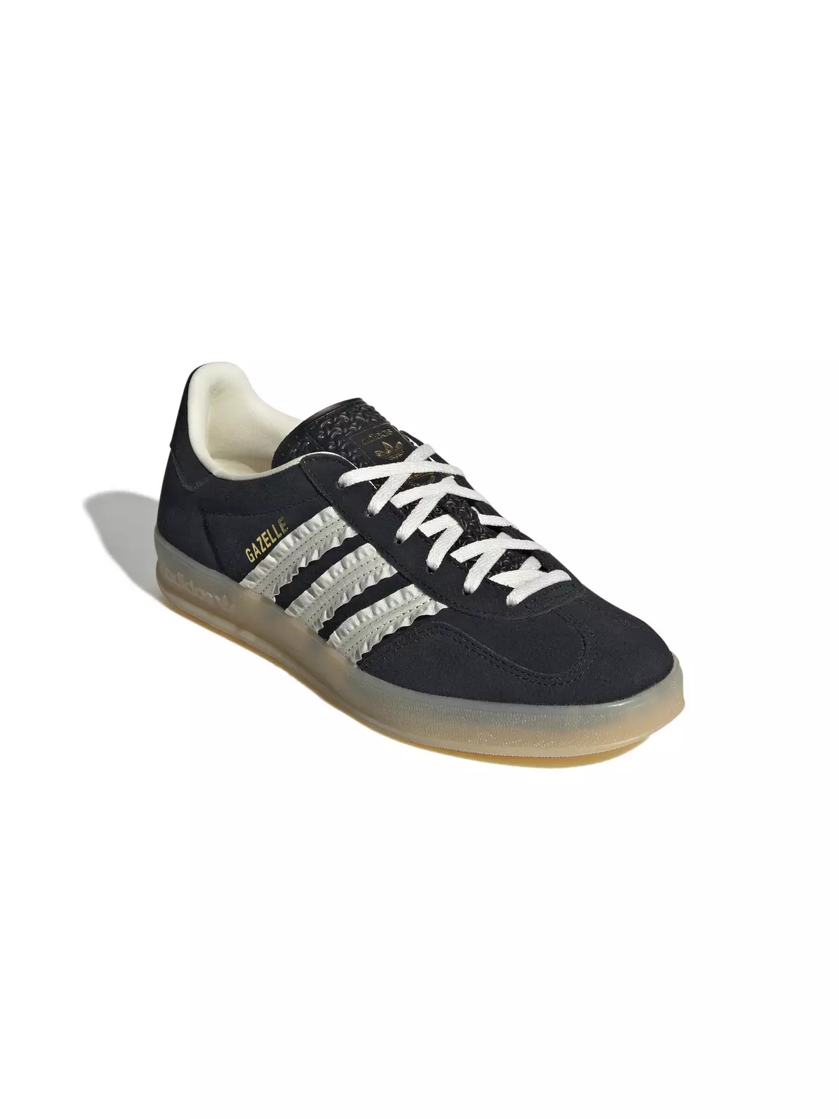 Originals Gazelle Indoor "Core Black/Cream White/Gum" Women's Shoe - 6